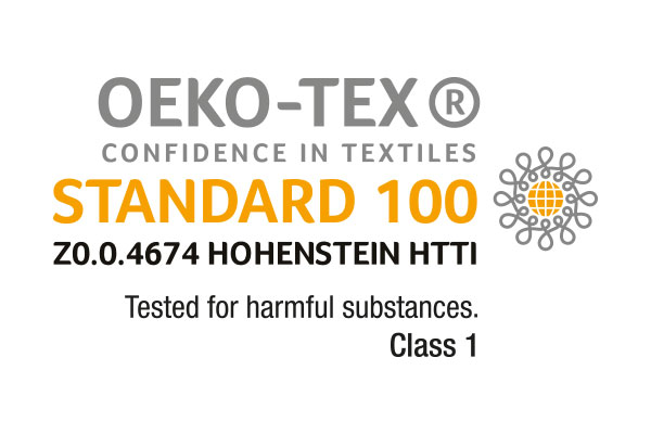 DYKON - All products comply to STANDARD 100 by OEKO-TEX®, Class I